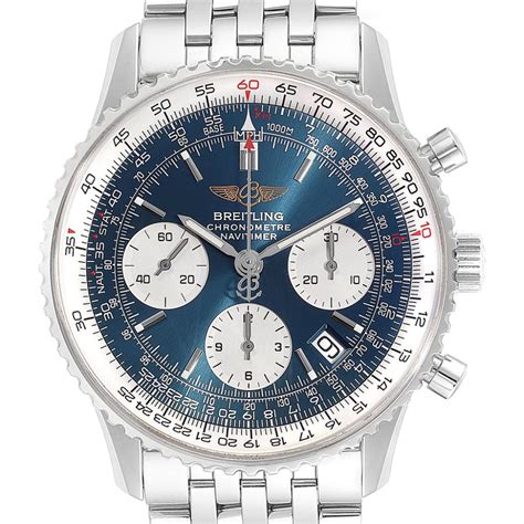 breitling navitimer 42mm blue|Breitling Navitimer price guide.